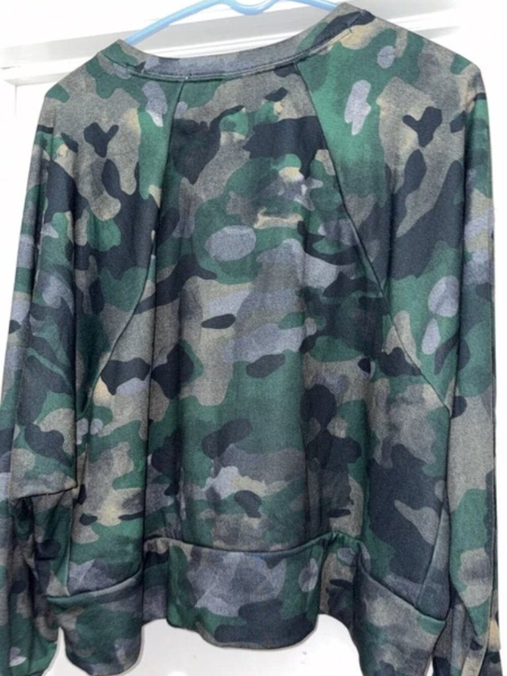 Nike Dri-FIT Camo Cropped Sweatshirt XXL - Picture 3 of 4